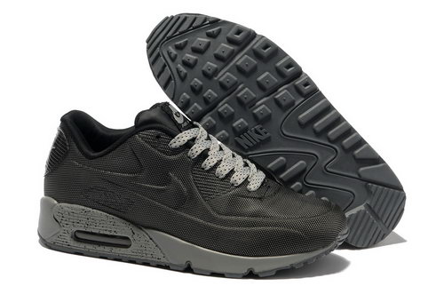 Nike Air Max 90 Hyp Prm Men Black Gray Running Shoes Czech